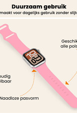 Nomfy Nomfy Apple Watch Bandje Siliconen Verstelbaar (38/40/41 mm) - Roze