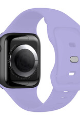 Nomfy Nomfy Apple Watch Bandje Siliconen Verstelbaar (38/40/41 mm) - Violet