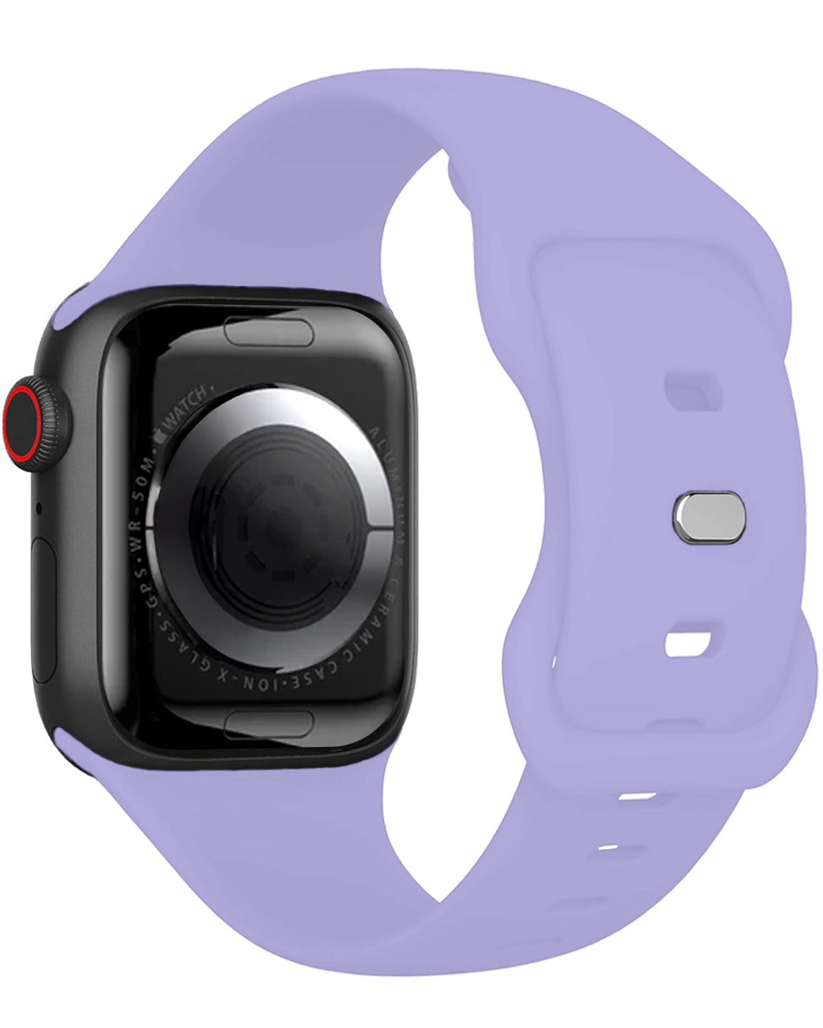 Nomfy Nomfy Apple Watch Bandje Siliconen Verstelbaar (38/40/41 mm) - Violet