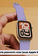 Nomfy Nomfy Apple Watch Bandje Siliconen Verstelbaar (38/40/41 mm) - Violet