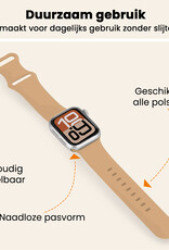 Nomfy Nomfy Apple Watch Bandje Siliconen Verstelbaar (38/40/41 mm) - Walnoot