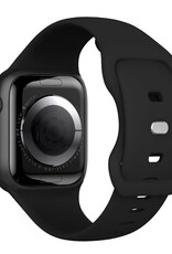 Nomfy Nomfy Apple Watch Bandje Siliconen Verstelbaar (38/40/41 mm) - Zwart
