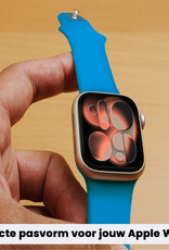 Nomfy Nomfy Apple Watch Bandje Siliconen Verstelbaar (42/44/45/46 mm) - Blauw