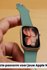 Nomfy Nomfy Apple Watch Bandje Siliconen Verstelbaar (42/44/45/46 mm) - Cactus