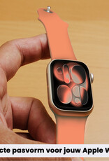 Nomfy Nomfy Apple Watch Bandje Siliconen Verstelbaar (42/44/45/46 mm) - Calendula