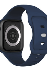Nomfy Nomfy Apple Watch Bandje Siliconen Verstelbaar (42/44/45/46 mm) - Donkerblauw