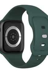 Nomfy Nomfy Apple Watch Bandje Siliconen Verstelbaar (42/44/45/46 mm) - Donkergroen