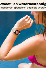 Nomfy Nomfy Apple Watch Bandje Siliconen Verstelbaar (42/44/45/46 mm) - Ivoor