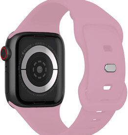 Nomfy Nomfy Apple Watch Bandje Siliconen Verstelbaar (42/44/45/46 mm) - Lila