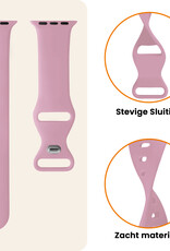 Nomfy Nomfy Apple Watch Bandje Siliconen Verstelbaar (42/44/45/46 mm) - Lila