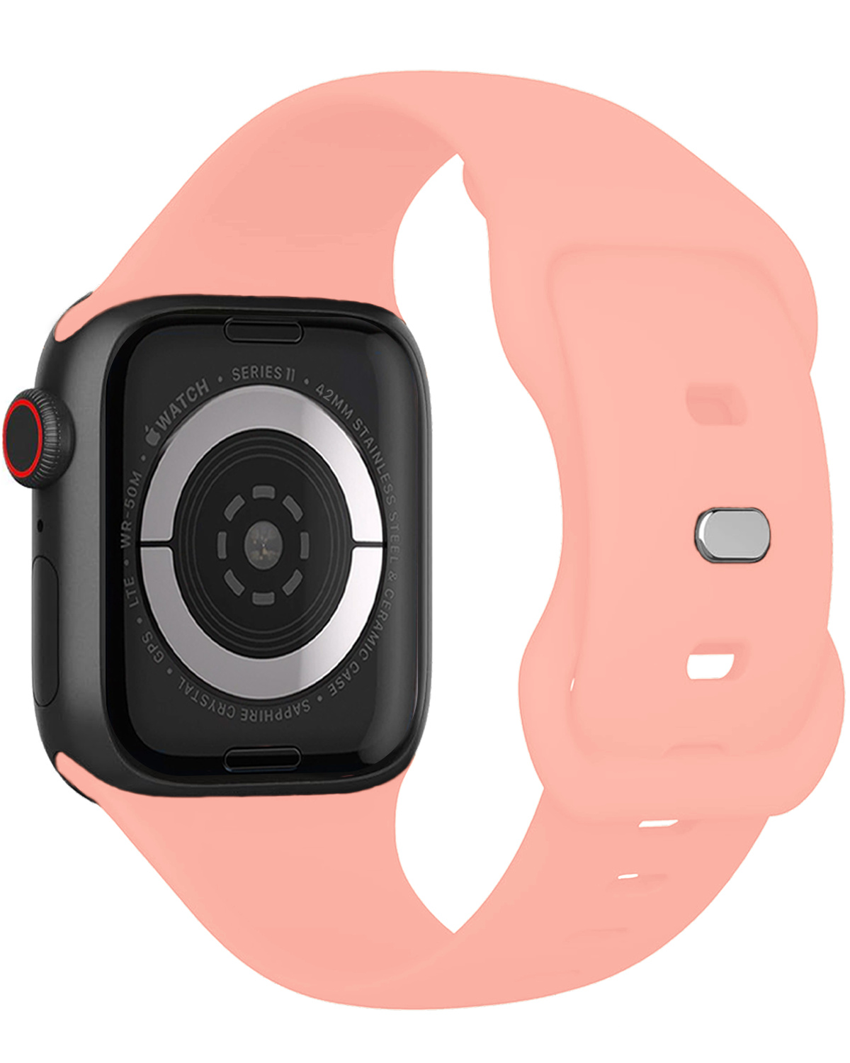 Nomfy Nomfy Apple Watch Bandje Siliconen Verstelbaar (42/44/45/46 mm) - Mint