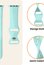 Nomfy Nomfy Apple Watch Bandje Siliconen Verstelbaar (42/44/45/46 mm) - Oud Roze