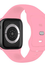 Nomfy Nomfy Apple Watch Bandje Siliconen Verstelbaar (42/44/45/46 mm) - Roze