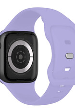 Nomfy Nomfy Apple Watch Bandje Siliconen Verstelbaar (42/44/45/46 mm) - Violet
