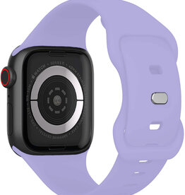 Nomfy Nomfy Apple Watch Bandje Siliconen Verstelbaar (42/44/45/46 mm) - Violet