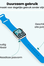 Forterra Forterra Apple Watch Bandje Siliconen Verstelbaar (38/40/41 mm) - Blauw