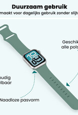 Forterra Forterra Apple Watch Bandje Siliconen Verstelbaar (38/40/41 mm) - Cactus