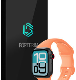 Forterra Forterra Apple Watch Bandje Siliconen Verstelbaar (38/40/41 mm) - Calendula