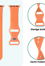 Forterra Forterra Apple Watch Bandje Siliconen Verstelbaar (38/40/41 mm) - Calendula