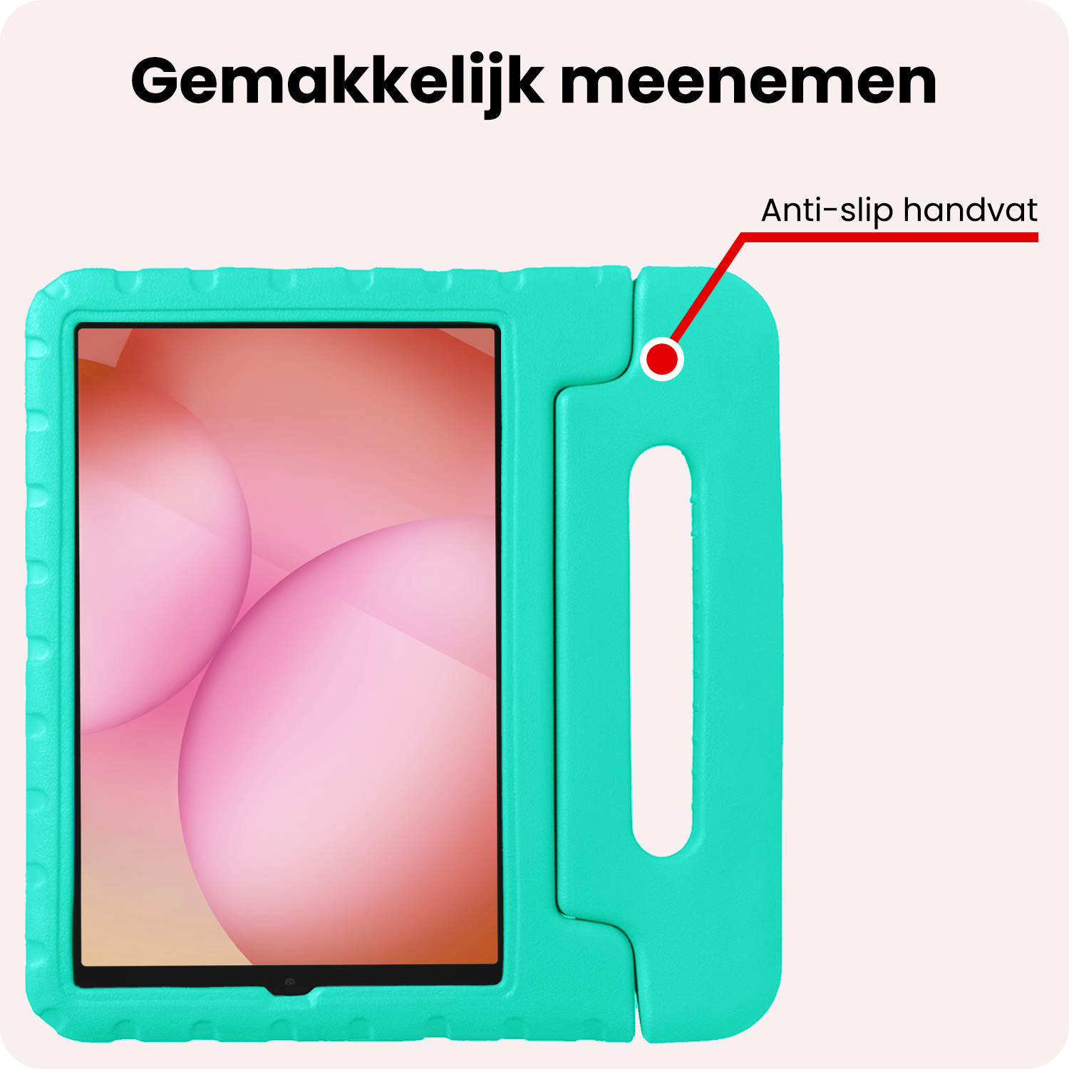 NoXx NoXx Samsung Galaxy Tab A11 Kinderhoes - Turquoise