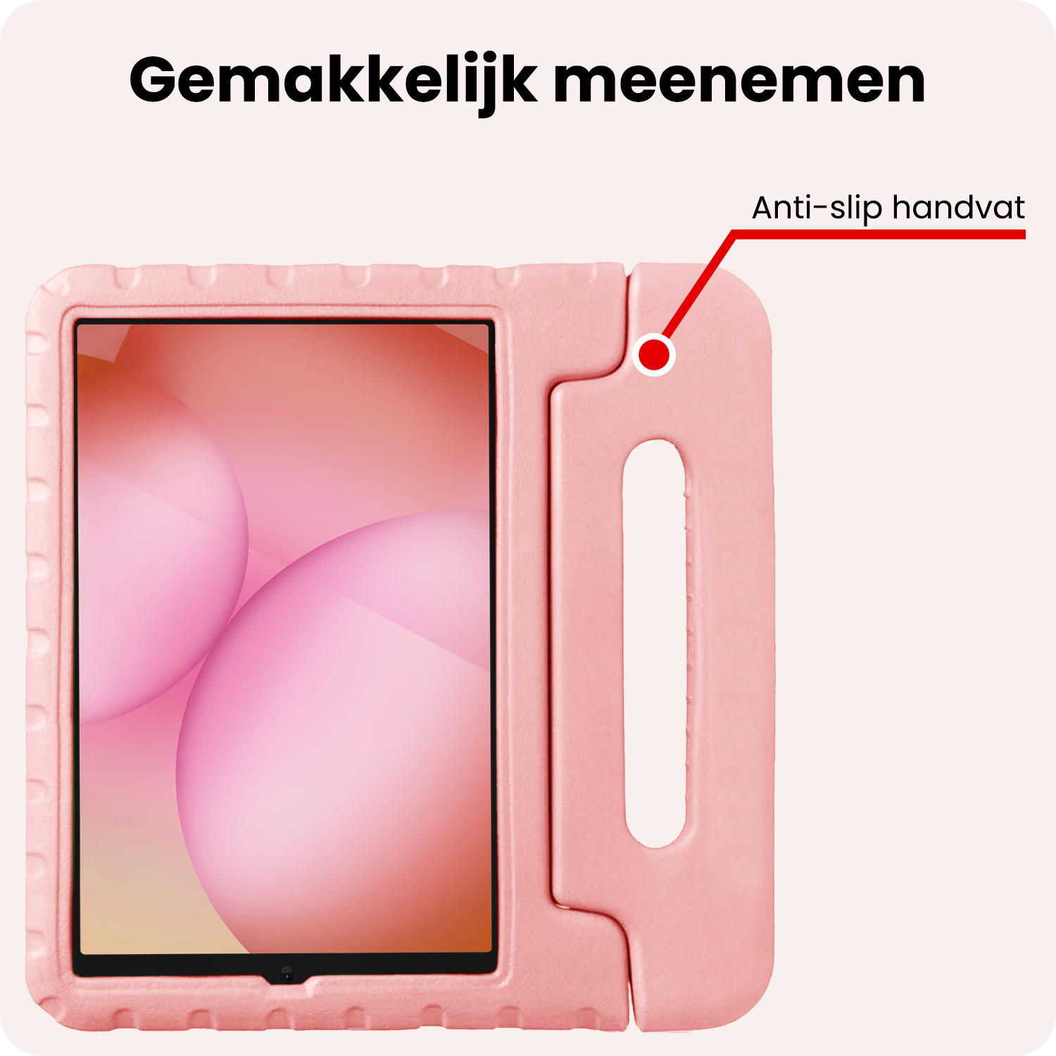 NoXx NoXx Samsung Galaxy Tab A11 Kinderhoes - Zalm