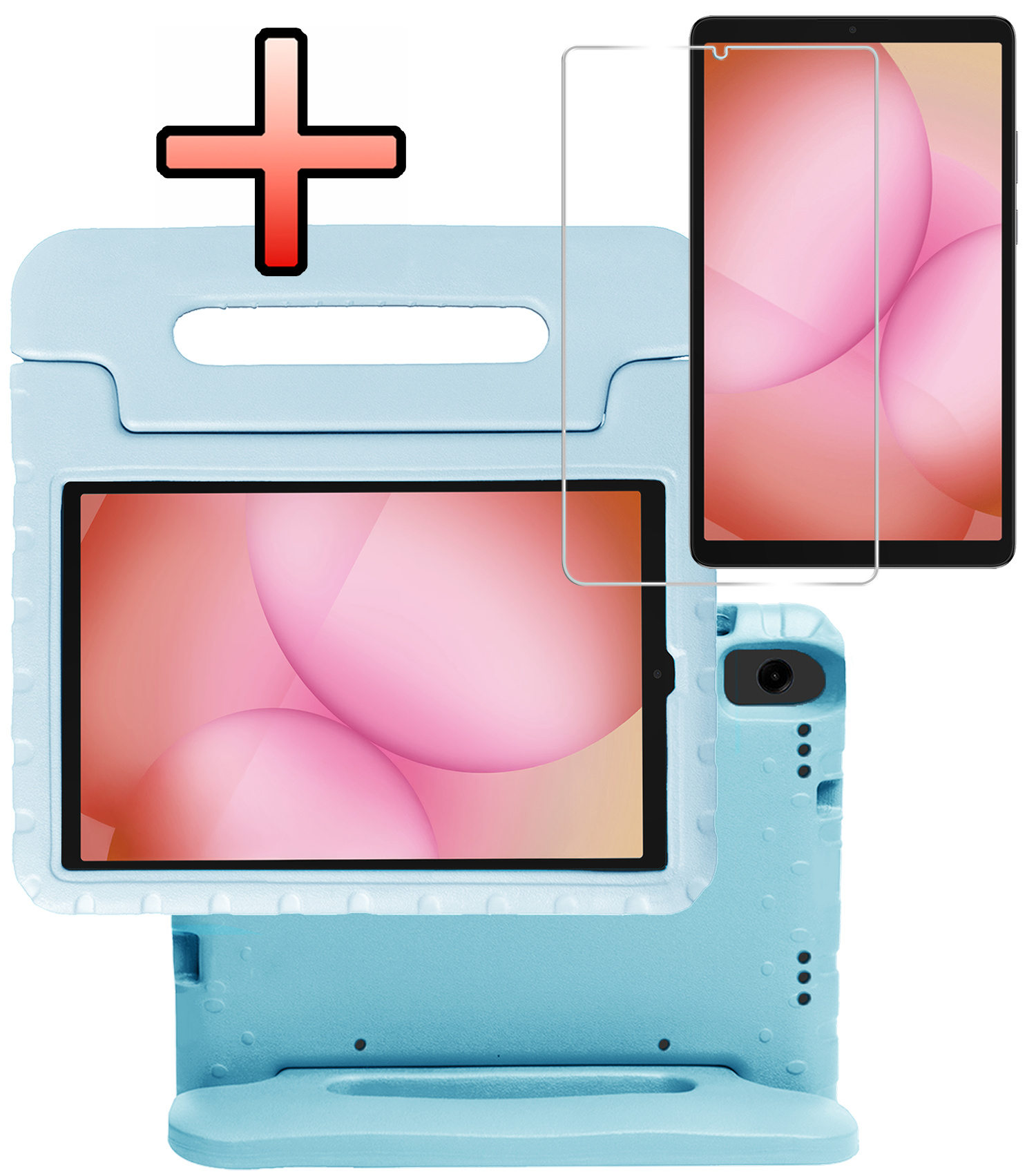 NoXx NoXx Samsung Galaxy Tab A11 Kinderhoes Met Screenprotector - Sky