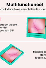 NoXx NoXx Samsung Galaxy Tab A11 Kinderhoes Met Screenprotector - Turquoise