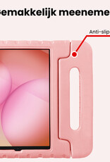 NoXx NoXx Samsung Galaxy Tab A11 Kinderhoes Met Screenprotector - Zalm