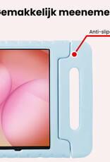 NoXx NoXx Samsung Galaxy Tab A11 Kinderhoes Met 2x Screenprotector - Sky