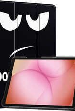 NoXx NoXx Samsung Galaxy Tab A11 Hoes - Don't touch me