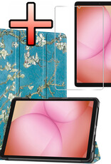 NoXx NoXx Samsung Galaxy Tab A11 Hoes Met Screenprotector - Bloesem