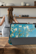 NoXx NoXx Samsung Galaxy Tab A11 Hoes Met Screenprotector - Bloesem