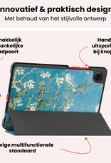 NoXx NoXx Samsung Galaxy Tab A11 Hoes Met Screenprotector - Bloesem