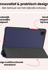 NoXx NoXx Samsung Galaxy Tab A11 Hoes Met Screenprotector - Donkerblauw