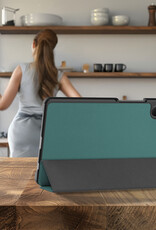 NoXx NoXx Samsung Galaxy Tab A11 Hoes Met Screenprotector - Donkergroen