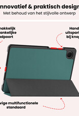 NoXx NoXx Samsung Galaxy Tab A11 Hoes Met Screenprotector - Donkergroen