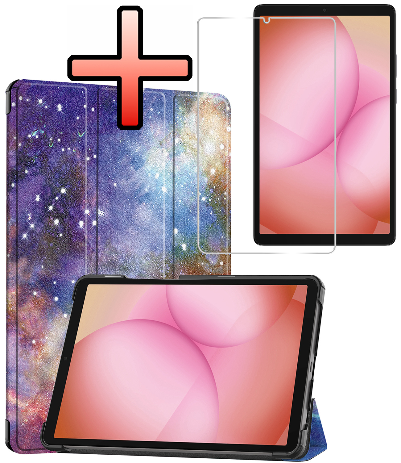 NoXx NoXx Samsung Galaxy Tab A11 Hoes Met Screenprotector - Galaxy