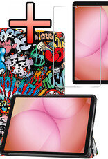 NoXx NoXx Samsung Galaxy Tab A11 Hoes Met Screenprotector - Graffity