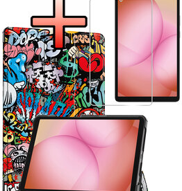 NoXx NoXx Samsung Galaxy Tab A11 Hoes Met Screenprotector - Graffity