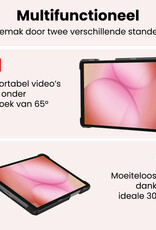 NoXx NoXx Samsung Galaxy Tab A11 Hoes Met Screenprotector - Rose Goud