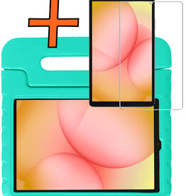 Nomfy Nomfy Samsung Galaxy Tab A11 Kinderhoes Met Screenprotector - Turquoise