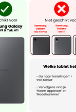 Nomfy Nomfy Samsung Galaxy Tab A11 Kinderhoes Met Screenprotector - Zalm
