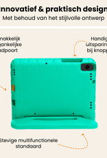 Nomfy Nomfy Samsung Galaxy Tab A11 Kinderhoes Met 2x Screenprotector - Turquoise
