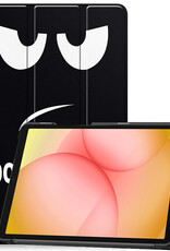 Nomfy Nomfy Samsung Galaxy Tab A11 Hoes - Don't touch me