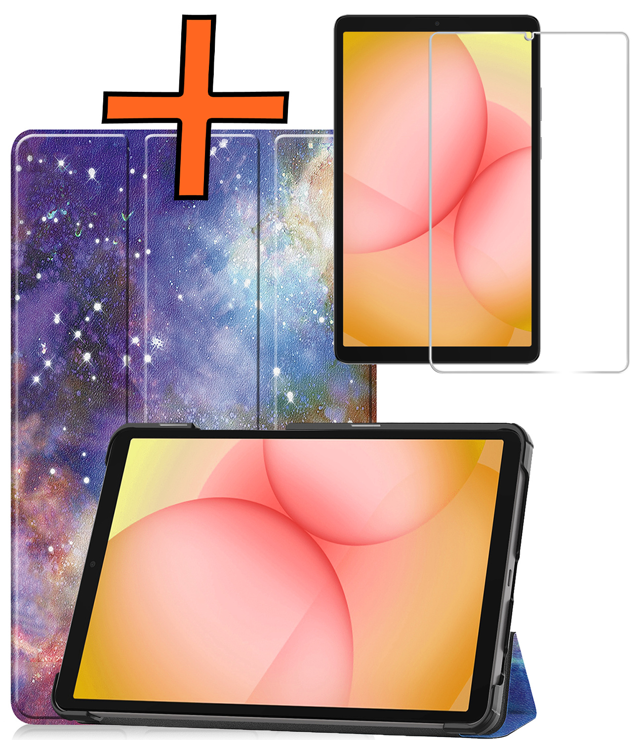 Nomfy Nomfy Samsung Galaxy Tab A11 Hoes Met Screenprotector - Galaxy