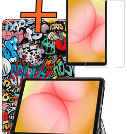 Nomfy Nomfy Samsung Galaxy Tab A11 Hoes Met Screenprotector - Graffity