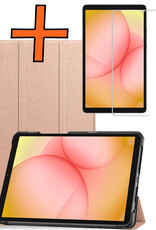 Nomfy Nomfy Samsung Galaxy Tab A11 Hoes Met Screenprotector - Rose Goud