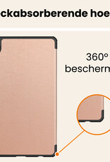 Nomfy Nomfy Samsung Galaxy Tab A11 Hoes Met Screenprotector - Rose Goud