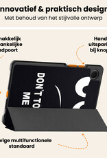 Nomfy Nomfy Samsung Galaxy Tab A11 Hoes Met Screenprotector - Don't touch me
