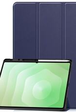BASEY. BASEY. Samsung Galaxy Tab S11 Ultra Hoesje Met Uitsparing S Pen - Donkerblauw